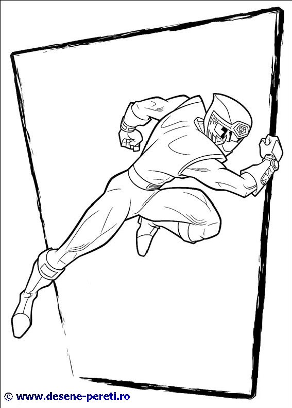 power rangers desene colorat